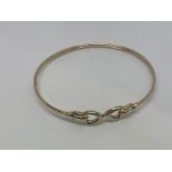 9ct gold bangle