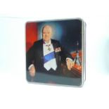 Sir Winston Churchill vintage commemorative tin