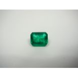 Loose Emerald Cut 9.47ct Emerald