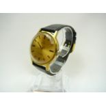 Gents Vintage Gold Omega Wrist Watch