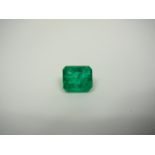 Loose Emerald Cut 9.32ct Emerald