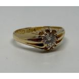 18ct gold diamond ring