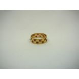 9ct gold eternity ring