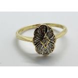 18ct gold and diamond ring