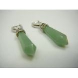 Jade earrings