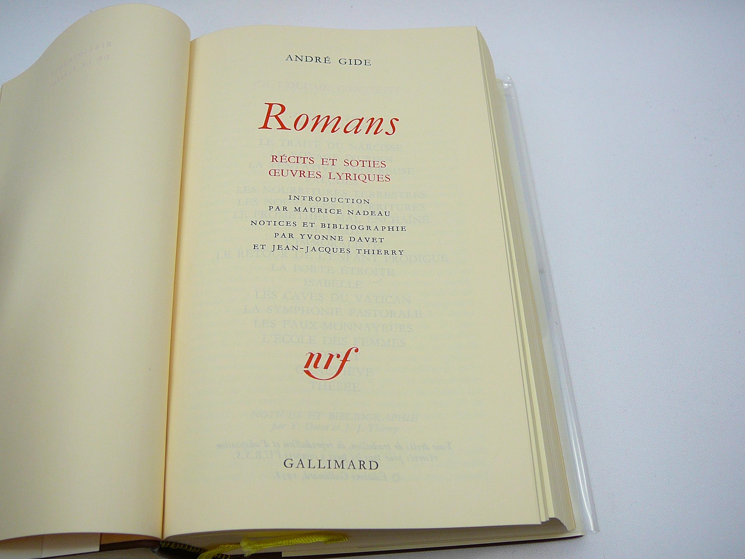 Romans by Andre Gide - Image 3 of 4