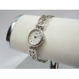 Ladies Silver Rotary Wrist Watch