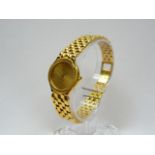 Ladies Gold Omega Wrist Watch