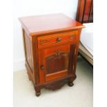 Pair of mahogany bedside cabinets