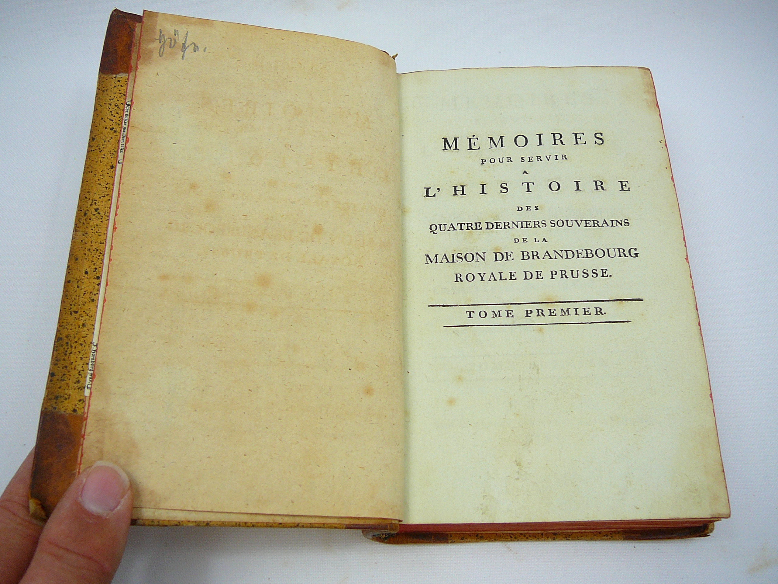 Memoirs De La Maison de Brandebourg 2 Volumes - Image 3 of 6