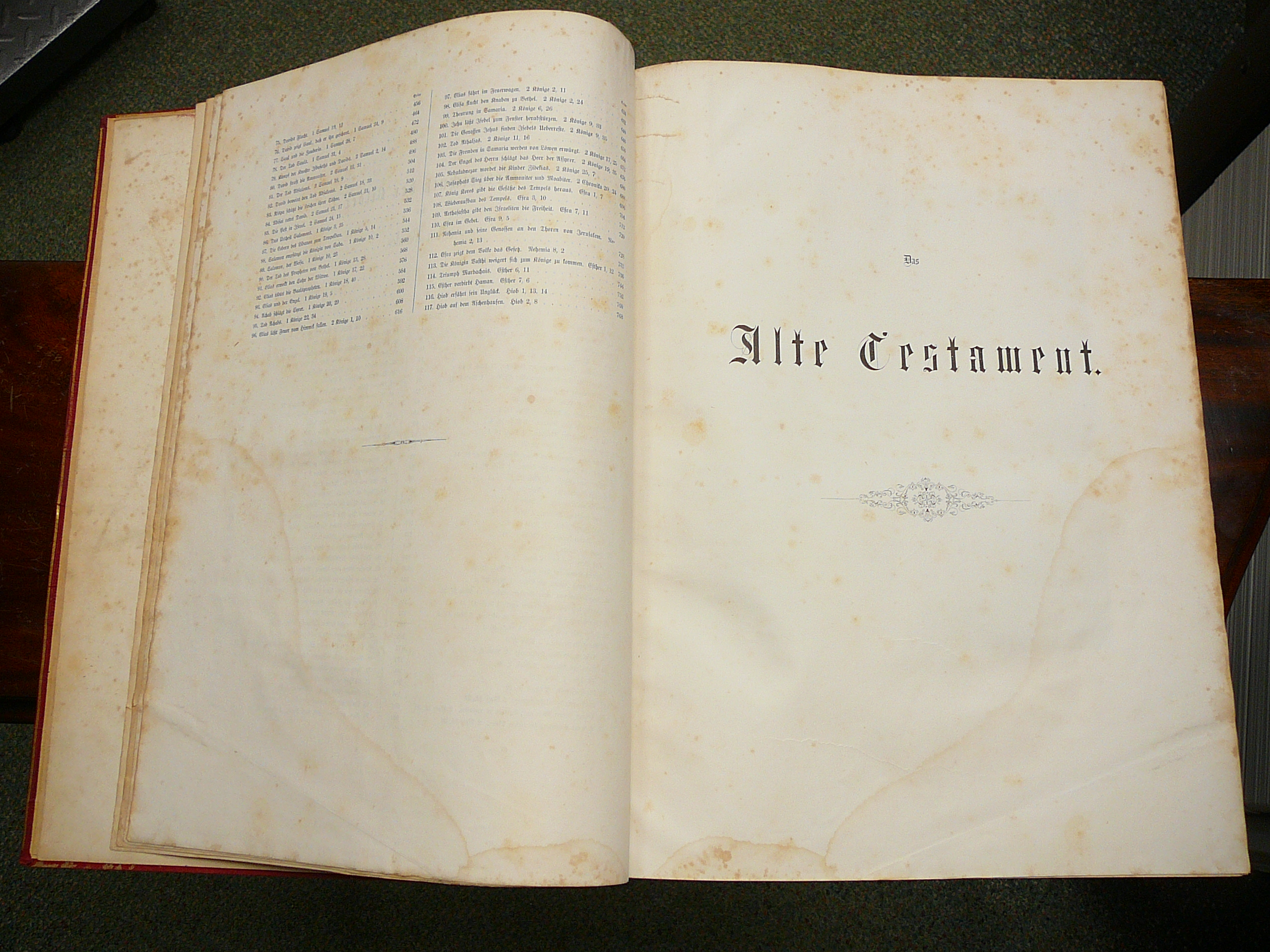 19th Century German Holy Scriptures book by D Martin Luther - Image 2 of 6