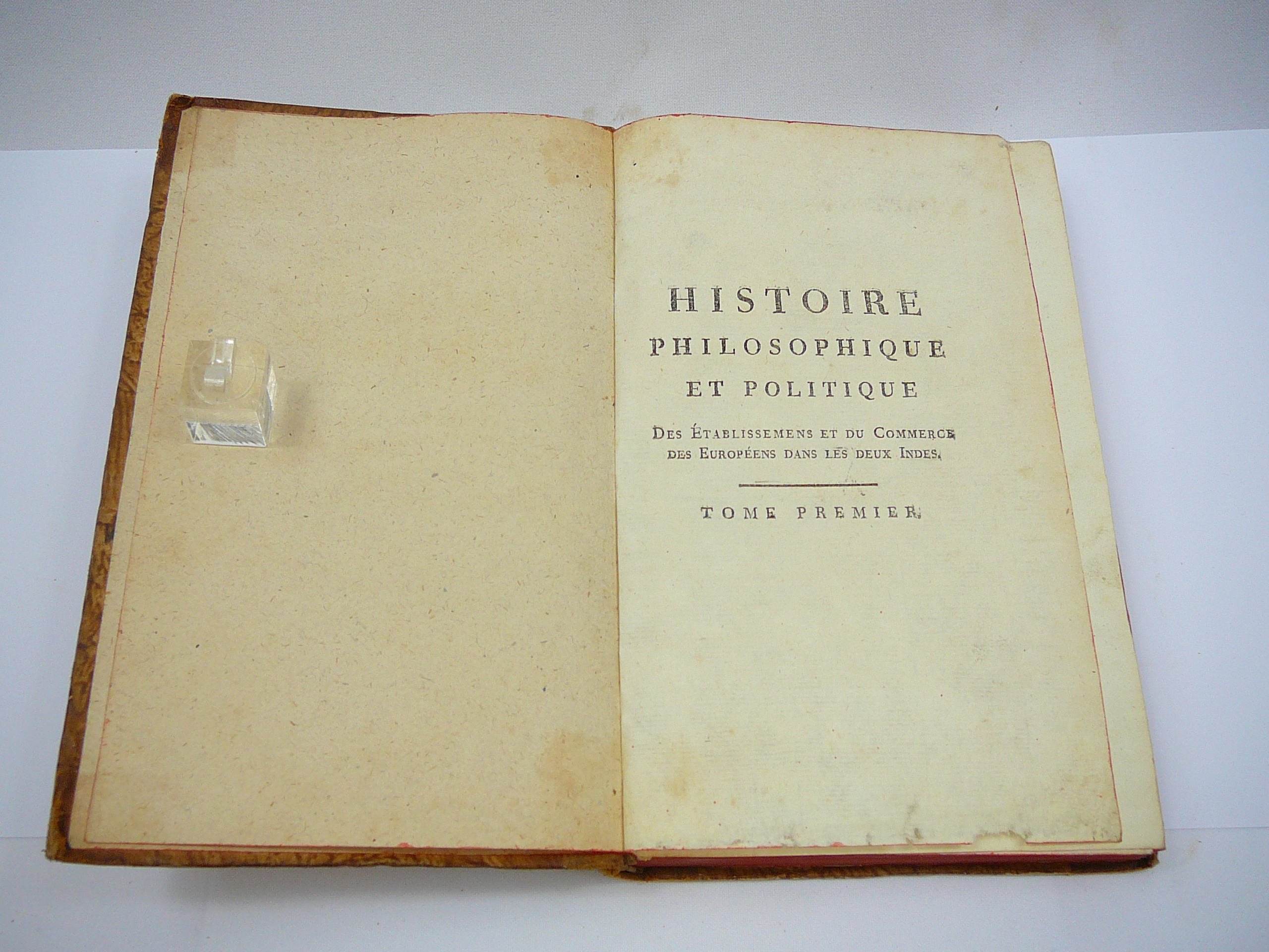 Set of 11 18th Century Histoire Philosophique et Politique by P Raynal - Image 6 of 55