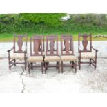 Bylaw oak dining chairs set