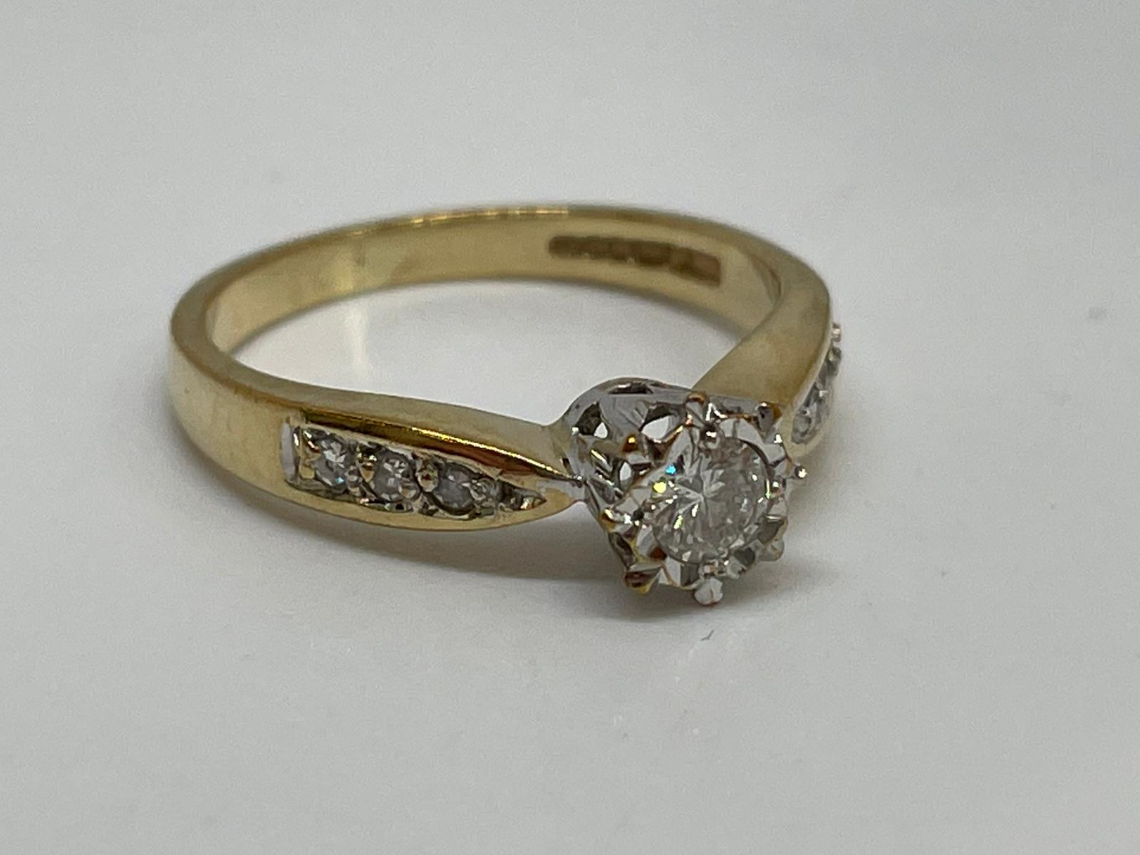 9ct diamond ring