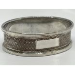 Silver table napkin ring