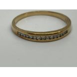 9ct diamond eternity ring