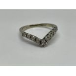 18ct white gold diamond ring