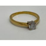 18ct diamond ring