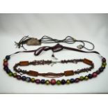 3 Vintage Beaded Necklaces