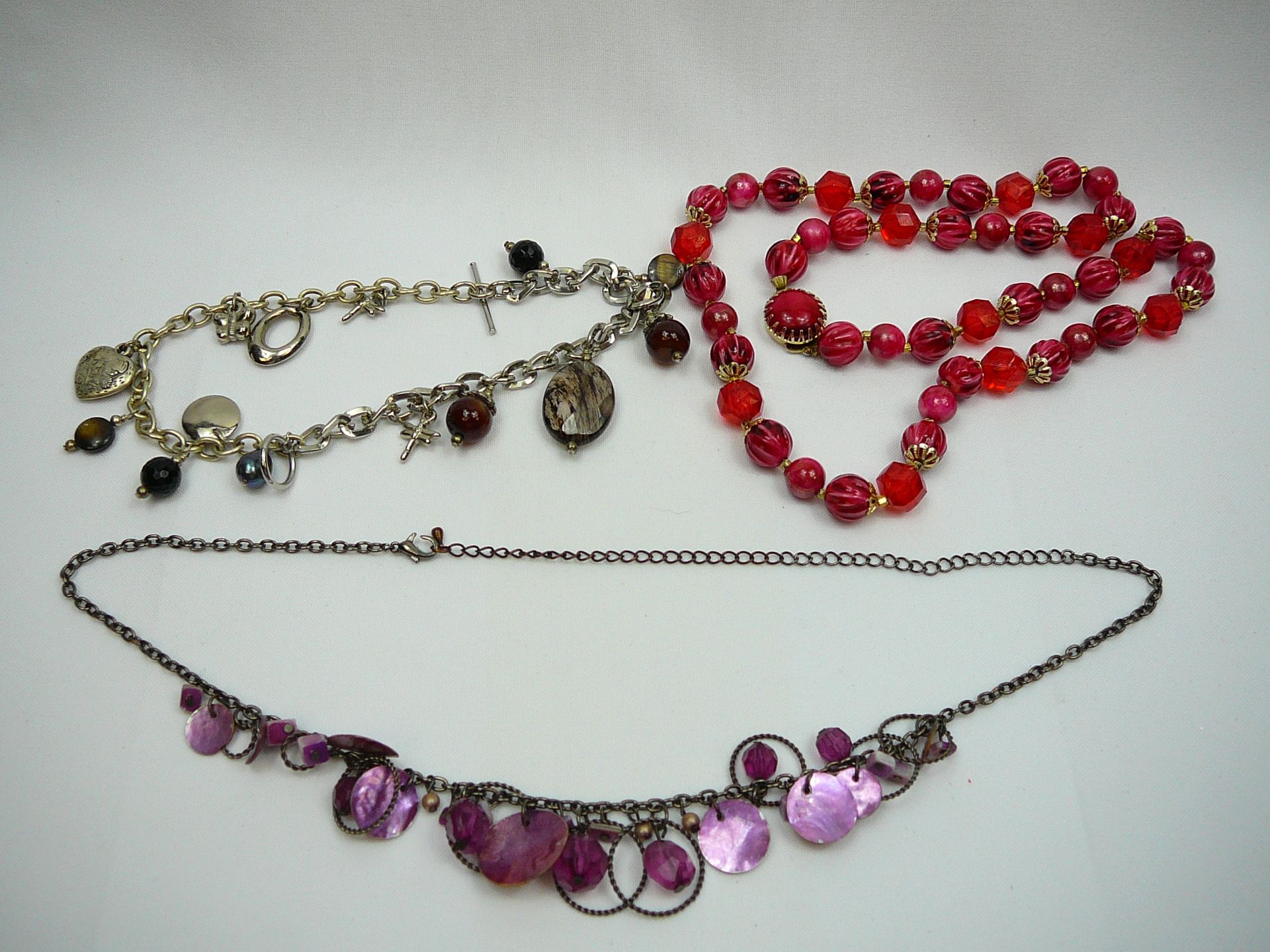 3 Vintage Beaded Necklaces