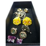 Assorted Vintage Earrings