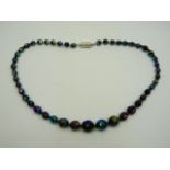 Vintage Rainbow Bead Necklace