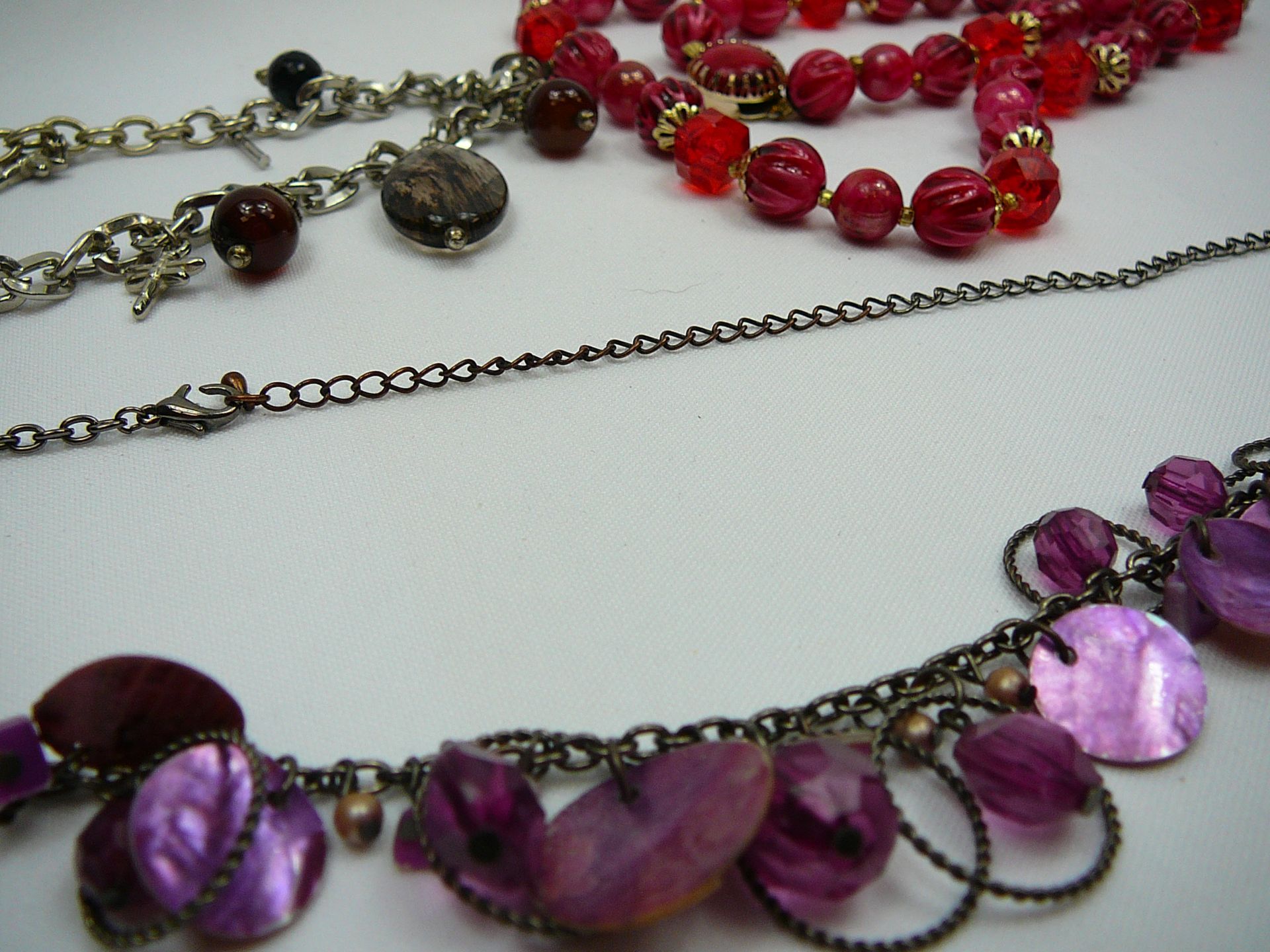 3 Vintage Beaded Necklaces - Image 2 of 2
