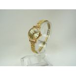 Ladies Vintage Gold Bracelet Omega Wrist Watch