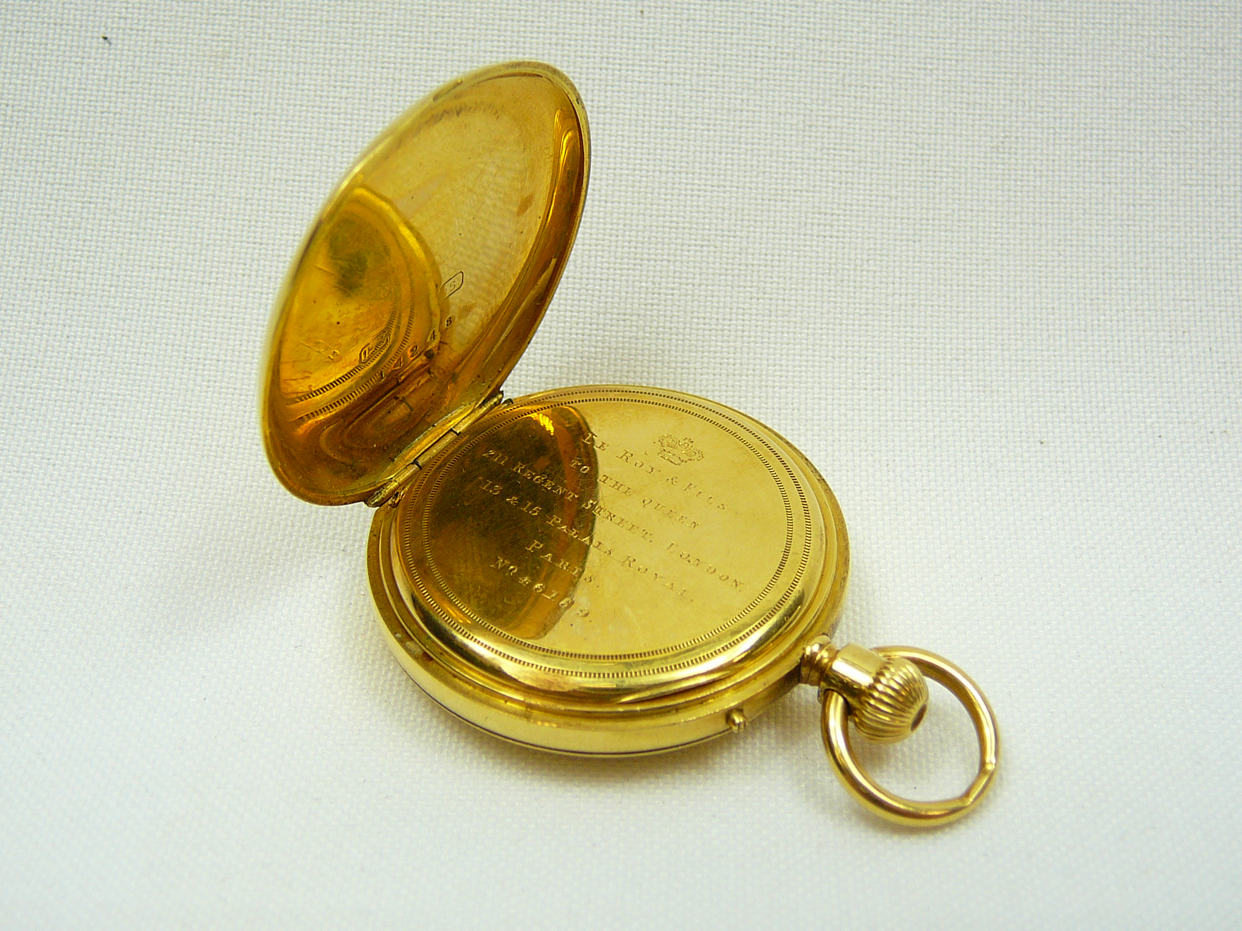 Ladies Antique Gold Fob Watch - Image 4 of 5