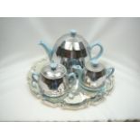 3pce Art deco teaset