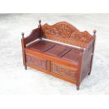 20th Century Reproduction Hall Bench