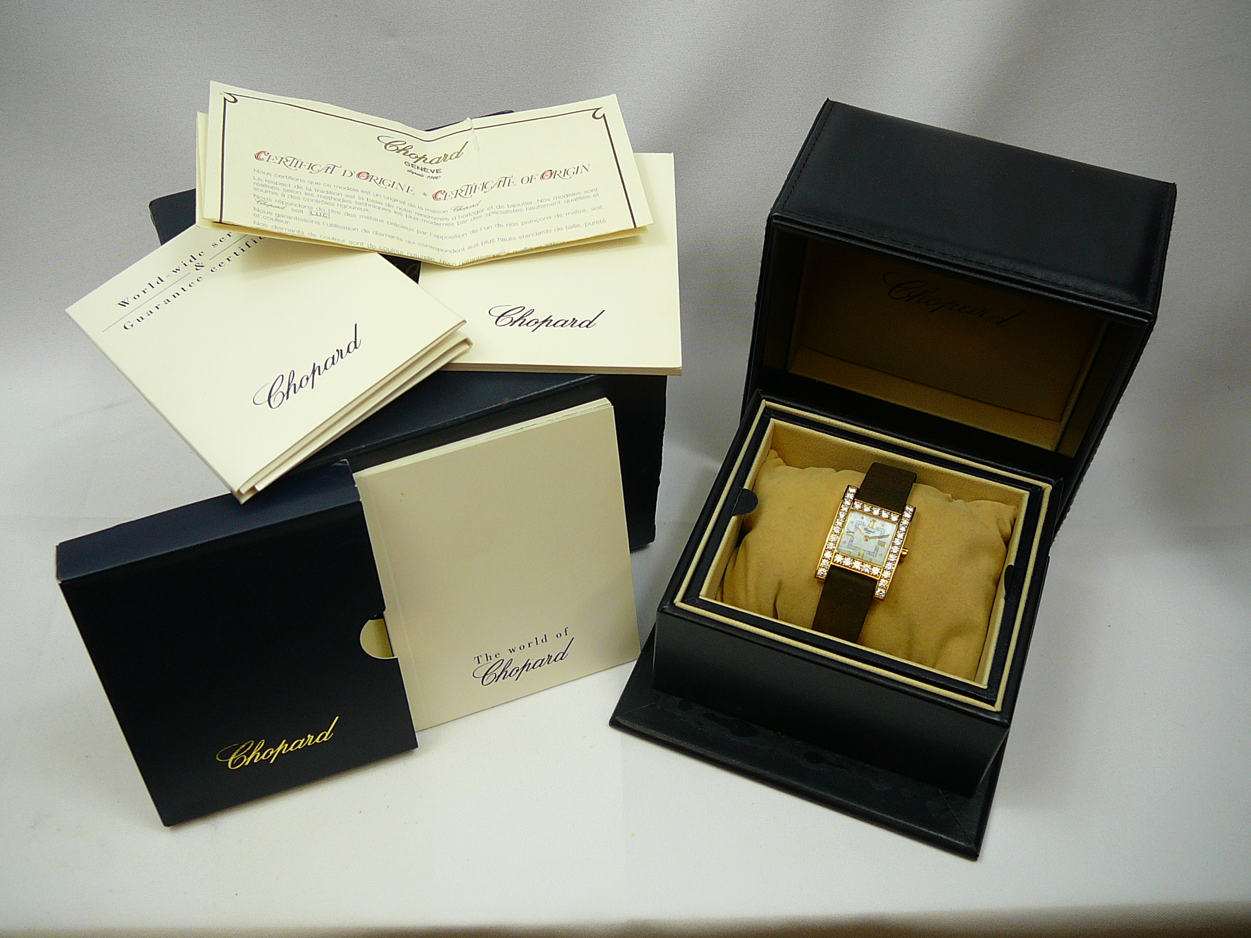 Ladies Gold Chopard Wristwatch - Image 2 of 6