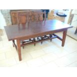 Bylaw heavy oak dining table