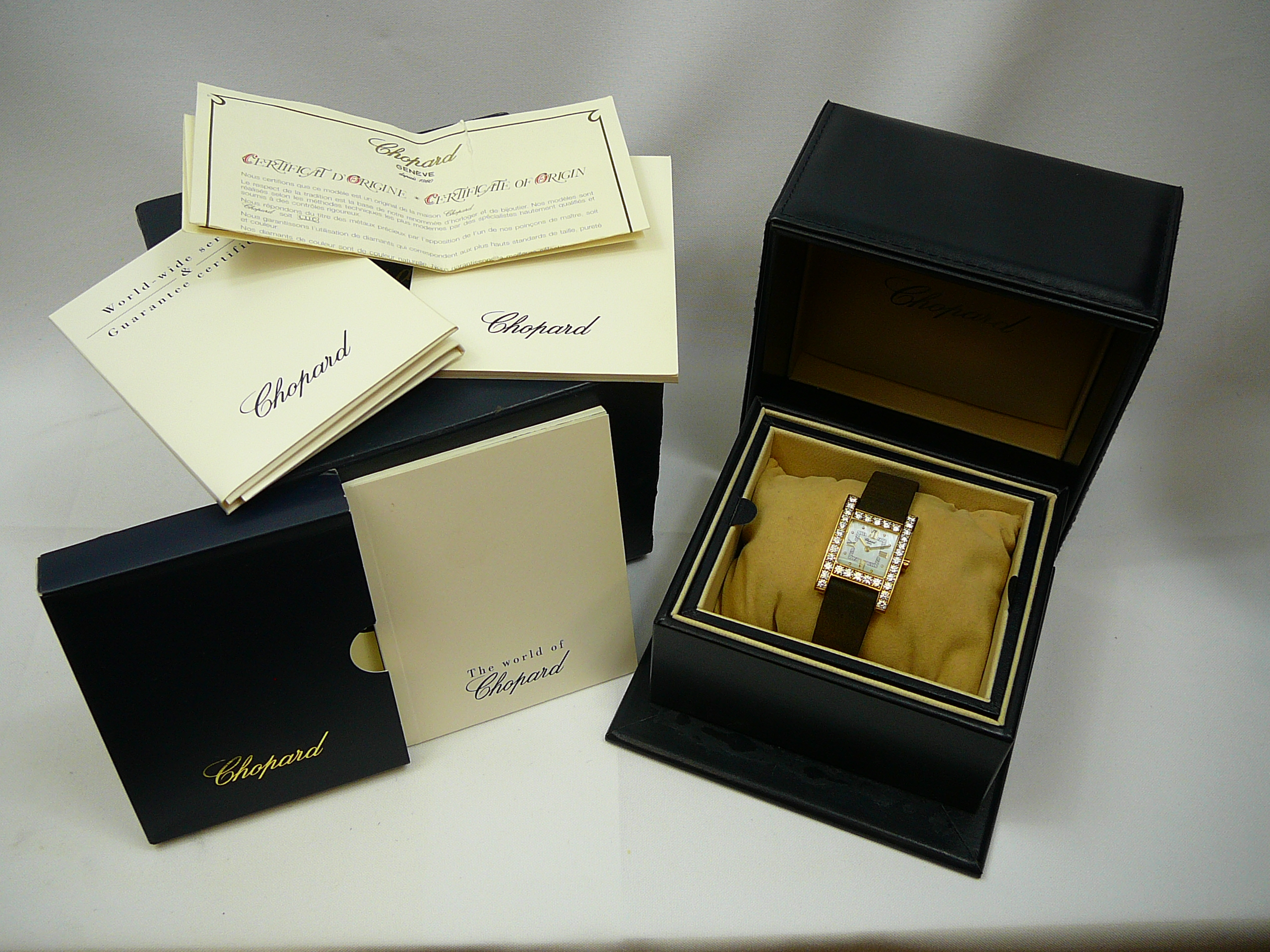 Ladies Gold Chopard Wristwatch - Image 3 of 6