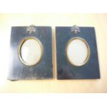 Pair of portrait miniature frames