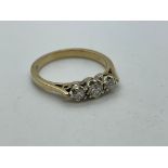 9ct gold diamond ring