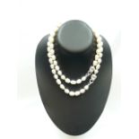 Pearl panther necklace