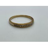 9ct gold diamond ring