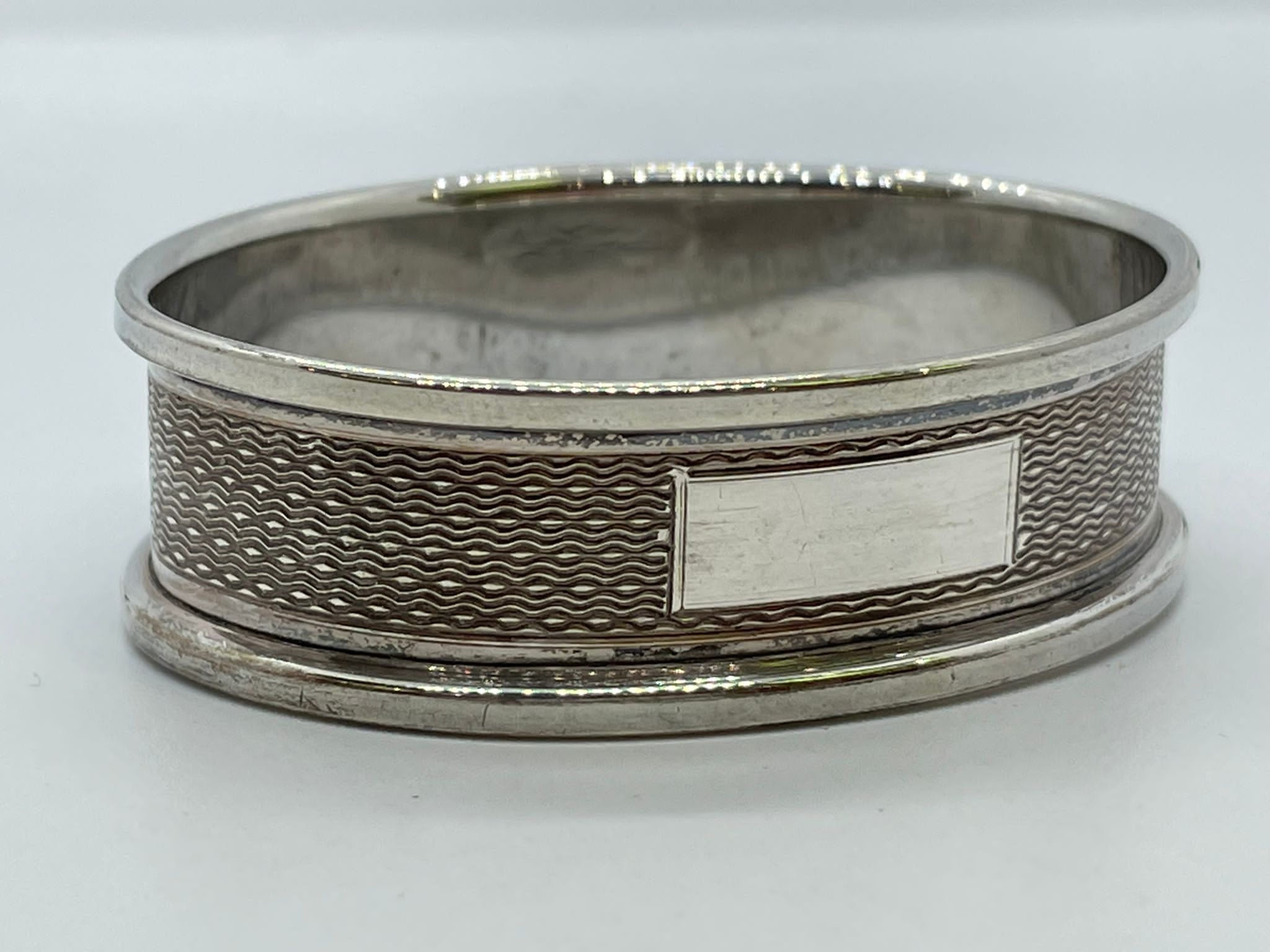 Silver napkin ring