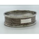 Silver napkin ring