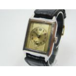 Gents vintage Laco tank wristwatch