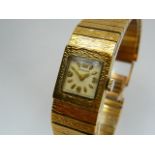 Ladies vintage gold Longines wristwatch