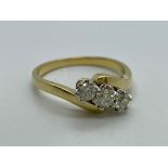 18ct gold diamond ring