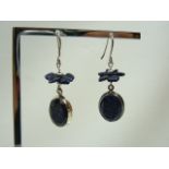 Lapis Lazuli drop earrings