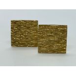 9ct gold cufflinks