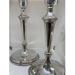 Silver candle stick holders