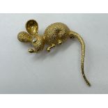 18ct gold diamond brooch