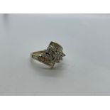 9ct gold diamond ring