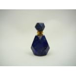 Chinese lapis snuff bottle