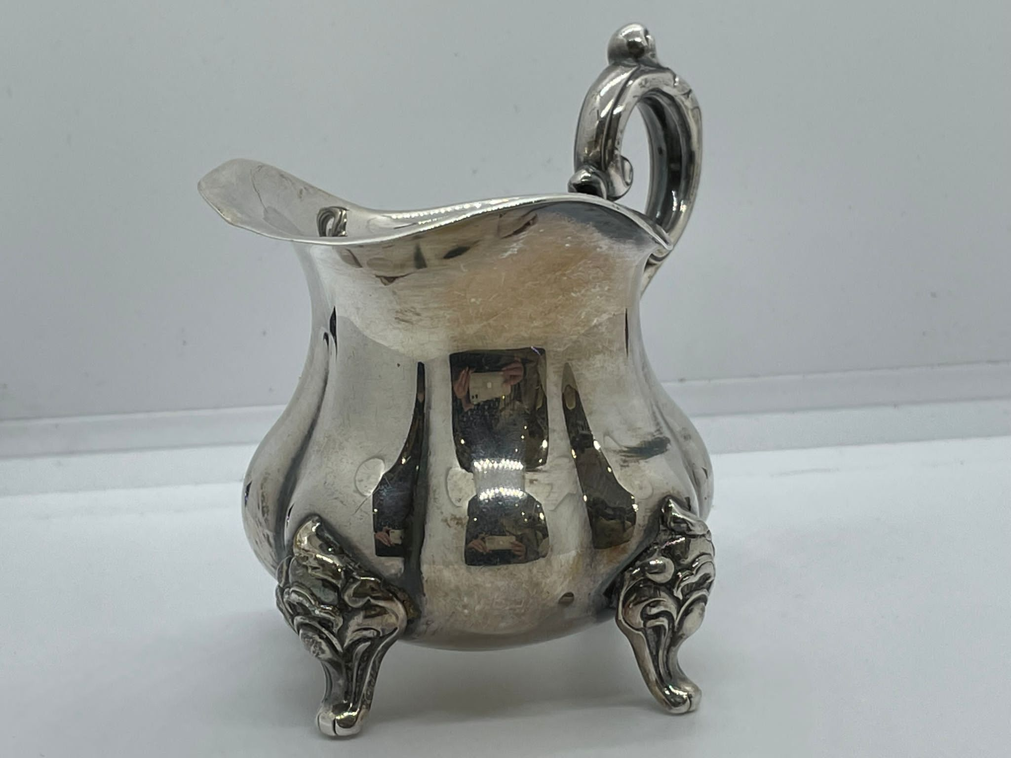 Silver cream jug